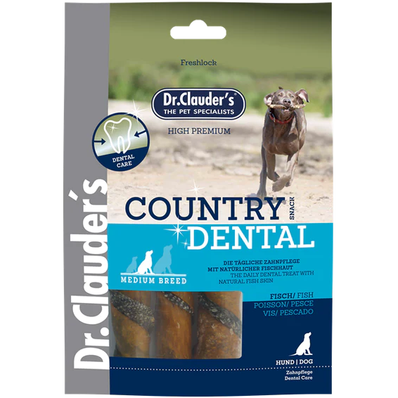 Dr.Clauder's Country Dental Snack Fisch Medium 100 g