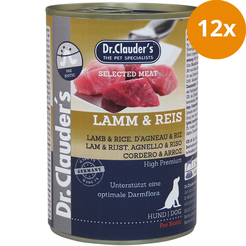 Dr.Clauder's Selected Meat Lamm & Reis 400 g