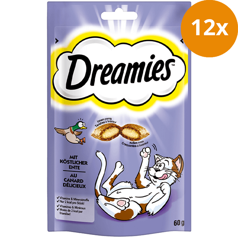 DREAMIES Traumhafte Katzensnacks Ente 60 g