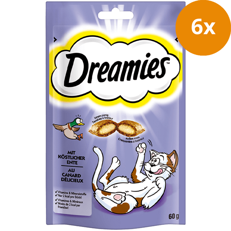 DREAMIES Traumhafte Katzensnacks Ente 60 g