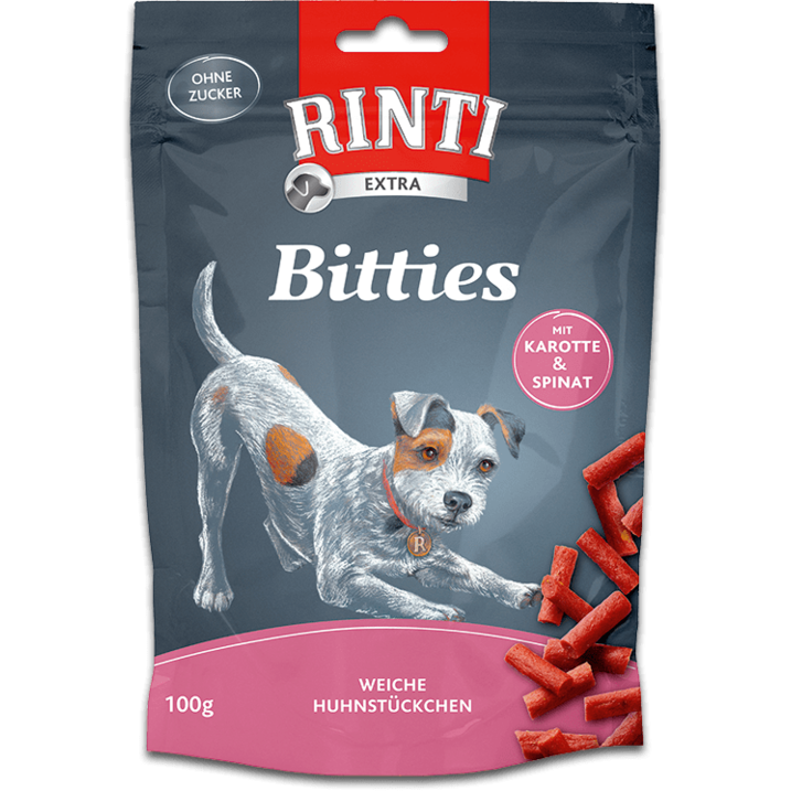 Rinti Extra Mini Bits Karotte & Spinat 100 g