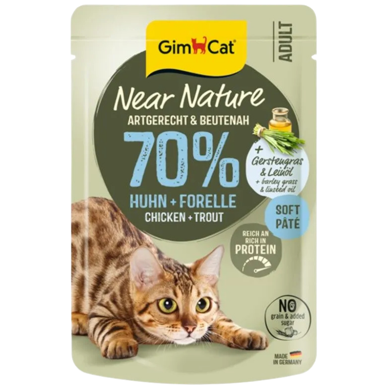 GimCat Near Nature Huhn & Forelle 85 g