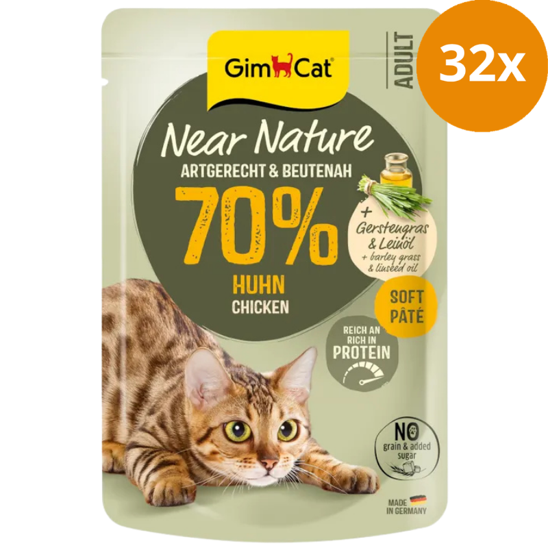 GimCat Near Nature Huhn & Kaninchen 85 g
