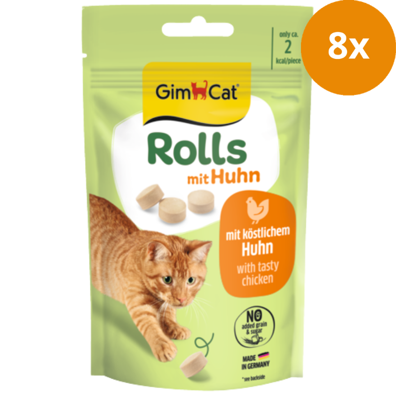GimCat Rolls mit Huhn 40 g