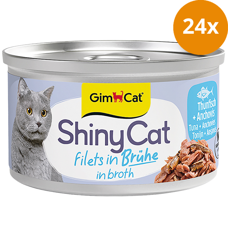 Gimpet ShinyCat in Brühe Thunfisch & Anchovies 70 g