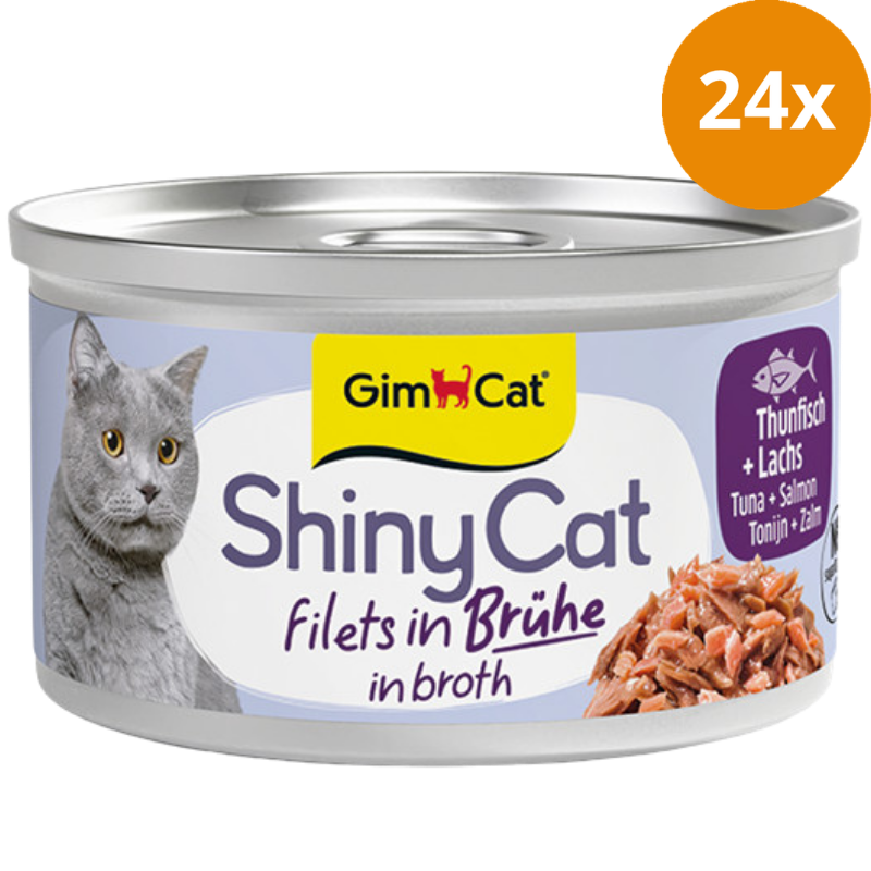 Gimpet ShinyCat in Brühe Thunfisch & Lachs 70 g