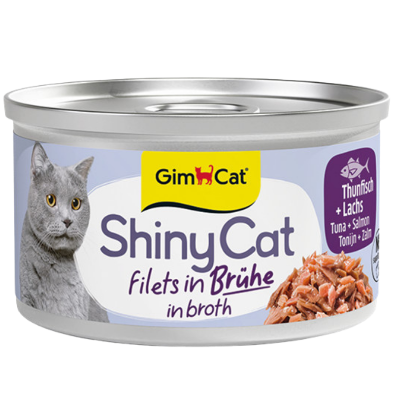 Gimpet ShinyCat in Brühe Thunfisch & Lachs 70 g
