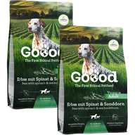 Sparpaket Goood Dog Adult Veggie Erbse mit Spinat und Sanddorn 2 x 10 kg