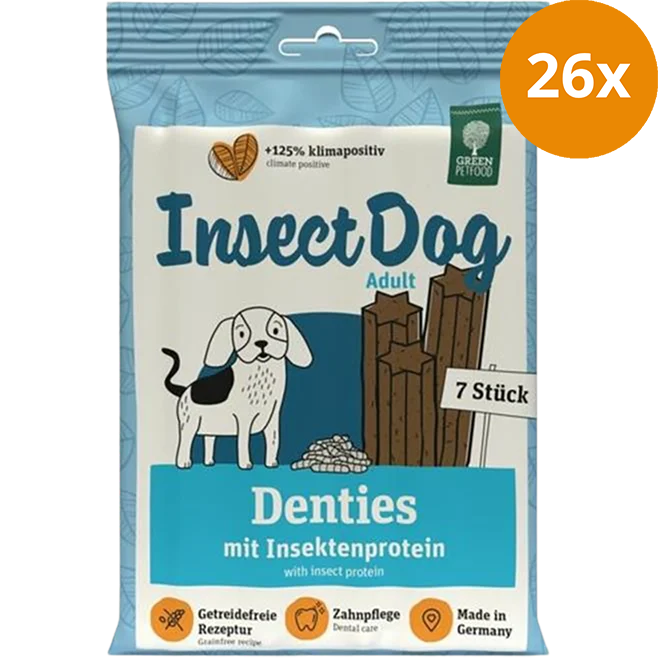 Green Petfood InsectDog Denties 180 g