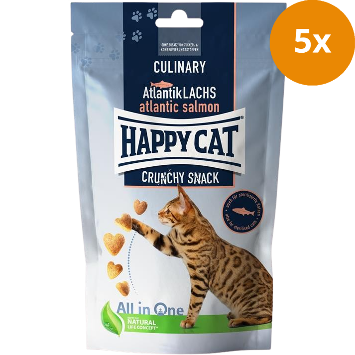 Happy Cat Culinary Crunchy Atlantik-Lachs 70 g