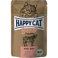 Happy Cat Pouch Bio Rind 85 g