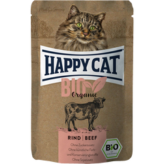 Happy Cat Pouch Bio Rind 85 g