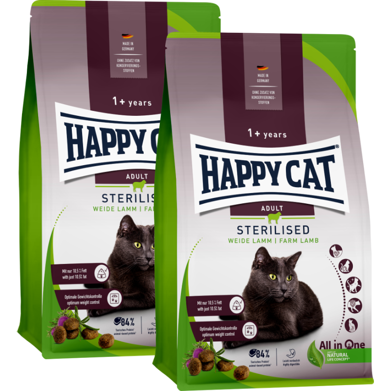 Happy Cat Sterilised Weide Lamm