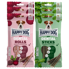 Happy Dog Dental Snacks Mini Probierpaket
