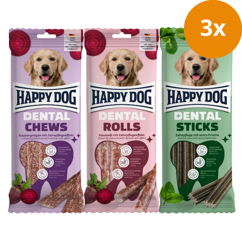 Happy Dog Dental Snacks Probiermix