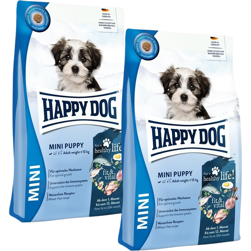 Sparpaket Happy Dog Fit & Vital Mini Puppy 2 x 10 kg