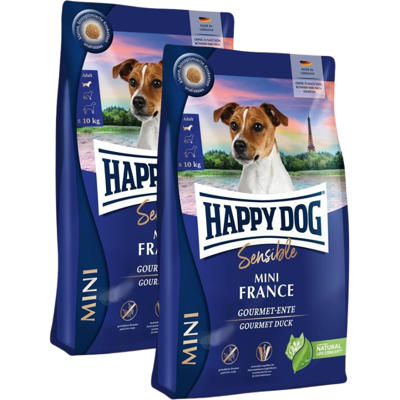 Sparpaket Happy Dog Sensible Mini France 2 x 4 kg