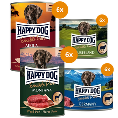 Happy Dog Sensible Pur 400 g & 200 g - Mix Sparpaket
