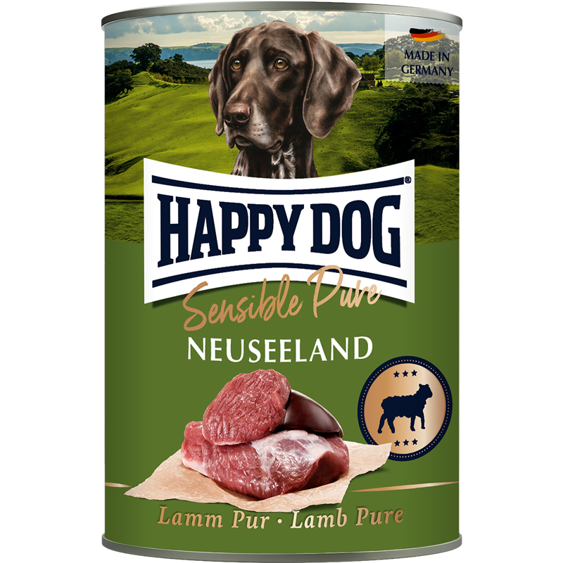 Happy Dog Sensible Pure Neuseeland Lamm Pur 400 g