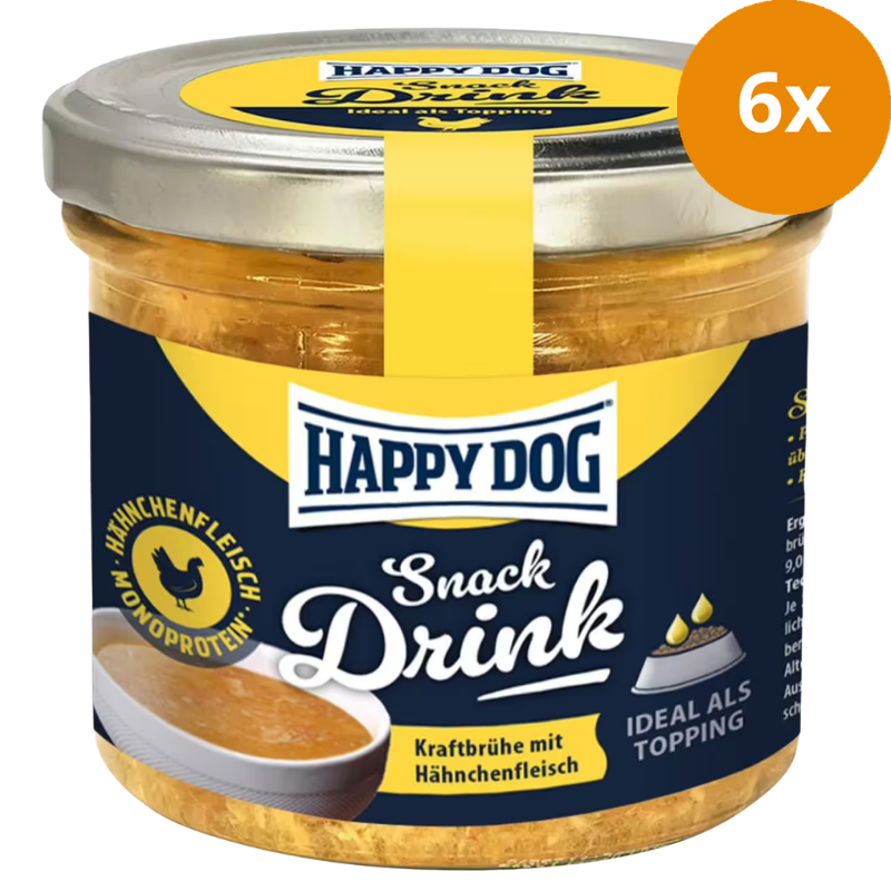 Happy Dog Snack Drink mit Hähnchenfleisch