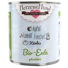 Herzenshund Bio-Ente mit Bio-Gemüse 800 g getreidefrei