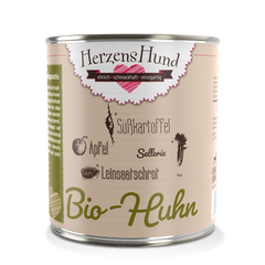 HerzensHund Bio Huhn mit Bio Gemüse 800 g