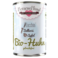 Herzenshund Bio-Huhn mit Bio-Zucchini 400 g