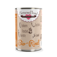 HerzensHund Bio Rind mit Bio Gemüse 400 g