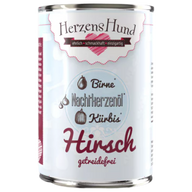 Herzenshund Hirsch mit Bio-Kürbis 400 g
