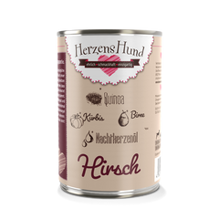 HerzensHund Hirsch mit Quinoa 400 g