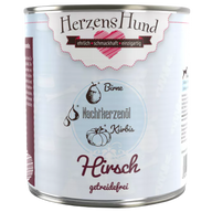 Herzenshund Hirsch mit Kürbis getreidefrei 800 g