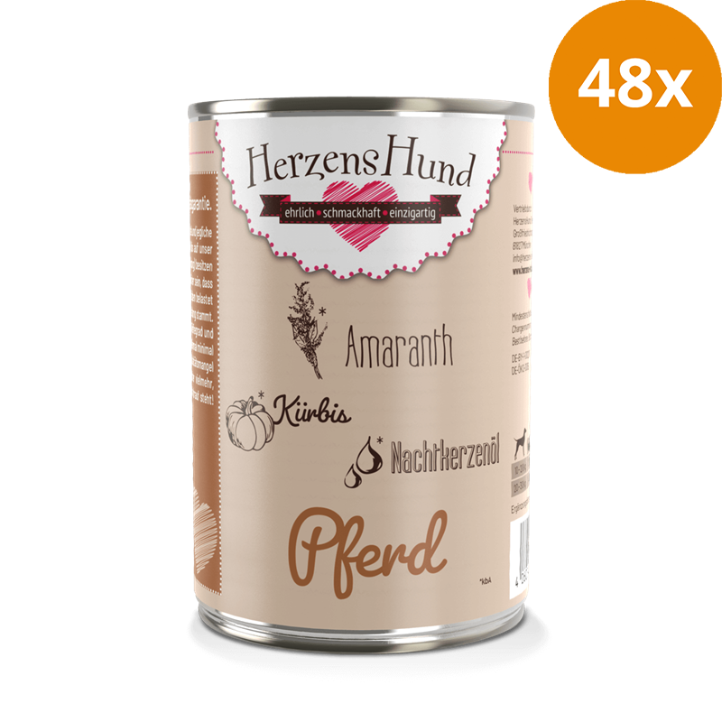 HerzensHund Pferd mit Bio Gemüse 400 g