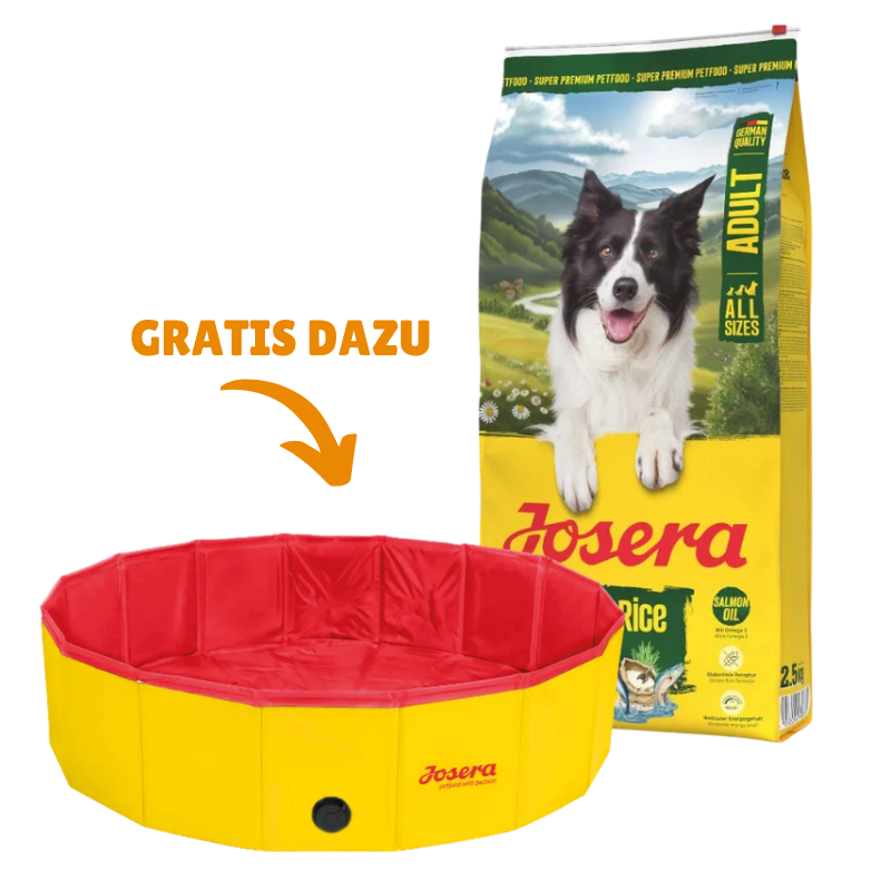 Josera Adult Sea Fish & Rice 12,5 kg + GRATIS Josera Hundepool