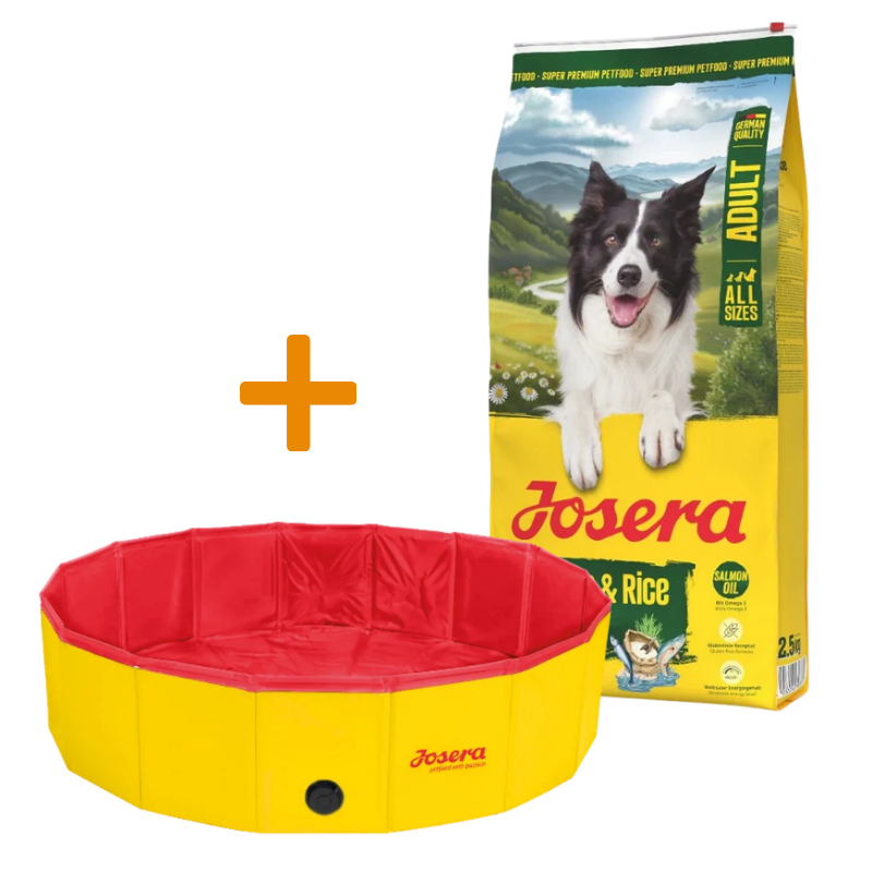 Josera Adult Sea Fish & Rice 12,5 kg + GRATIS Josera Hundepool