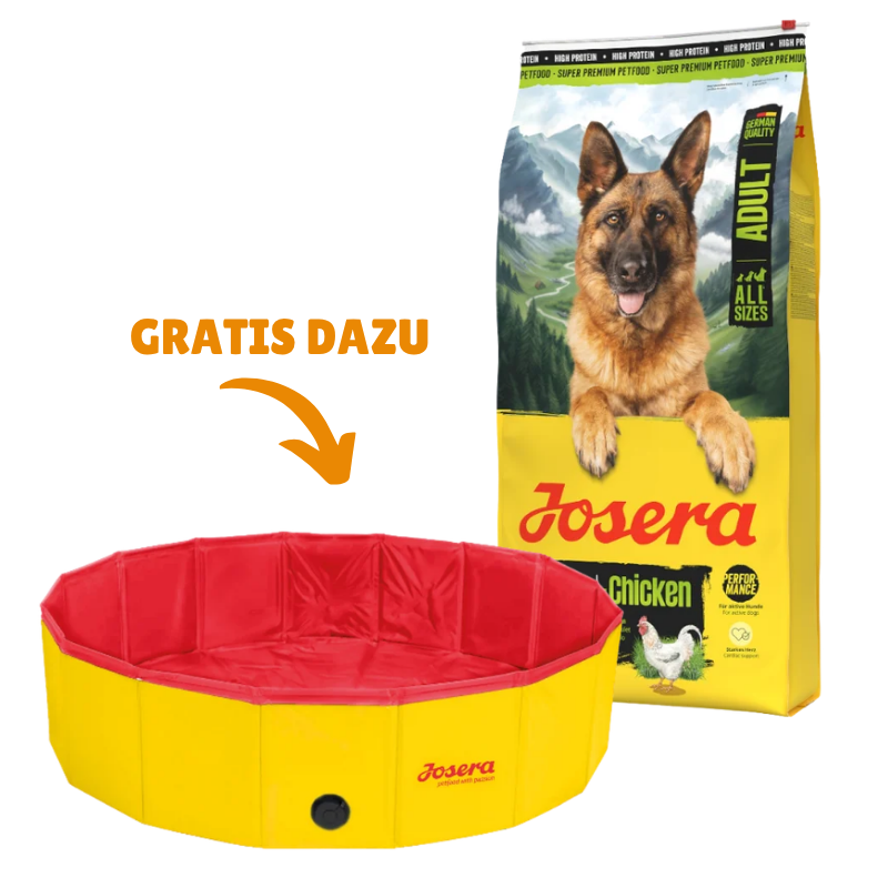 Josera High Protein Adult Chicken 12,5 kg + GRATIS Josera Hundepool