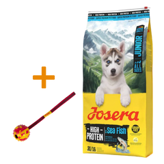 Josera High Protein Seefisch Junior 12,5 kg + GRATIS Josera Wurfball