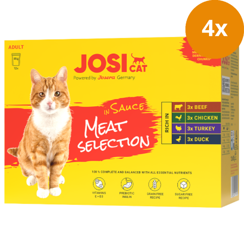 Josera JosiCat Multipack Sauce Meat Selection 12x85 g