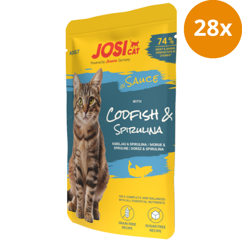 Josera JosiCat with Codfish in Sauce 85 g