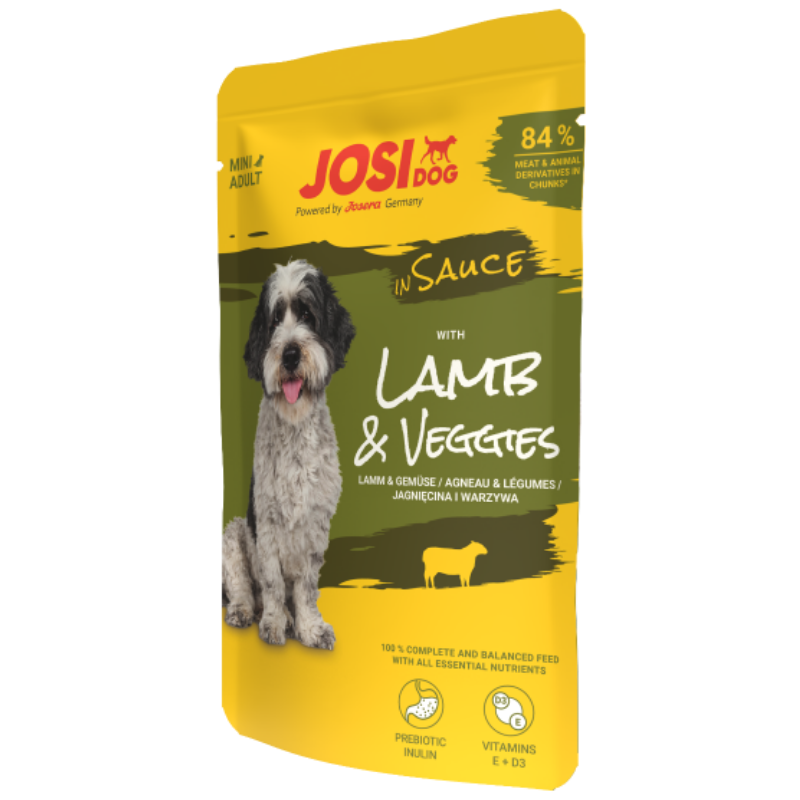 Josera JosiDog Mini Lamb & Veggies in Sauce 100 g