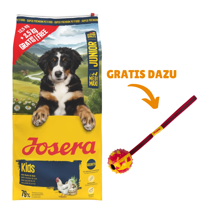 Josera Kids 15 kg + GRATIS Josera Wurfball
