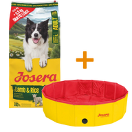 Josera Lamm & Reis 12,5 + 2,5kg + GRATIS Josera Hundepool