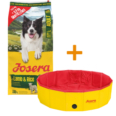 Josera Lamb & Rice 15 kg + GRATIS Josera Hundepool