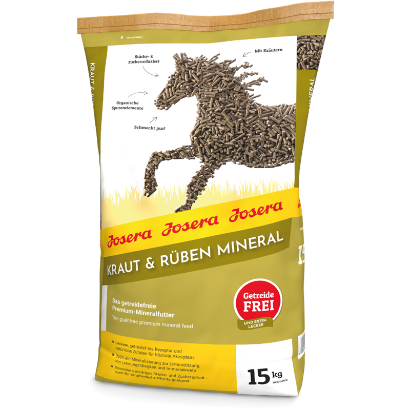 Josera Pferd Kraut & Rüben Mineral