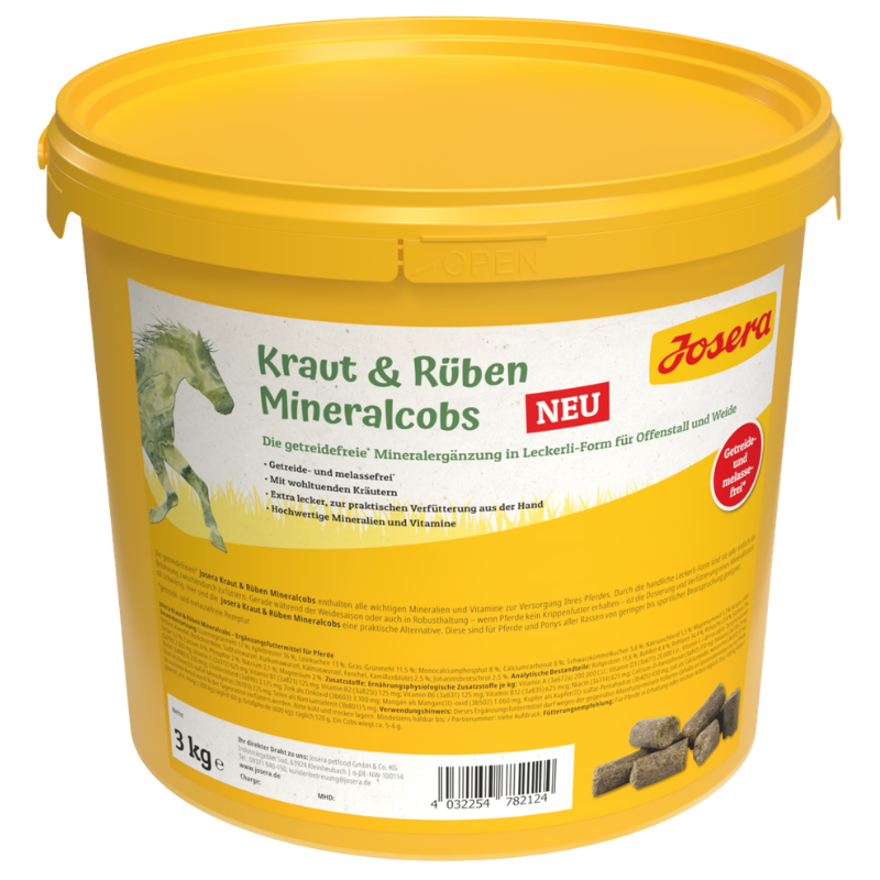 Josera Pferd Kraut & Rüben Mineralcobs