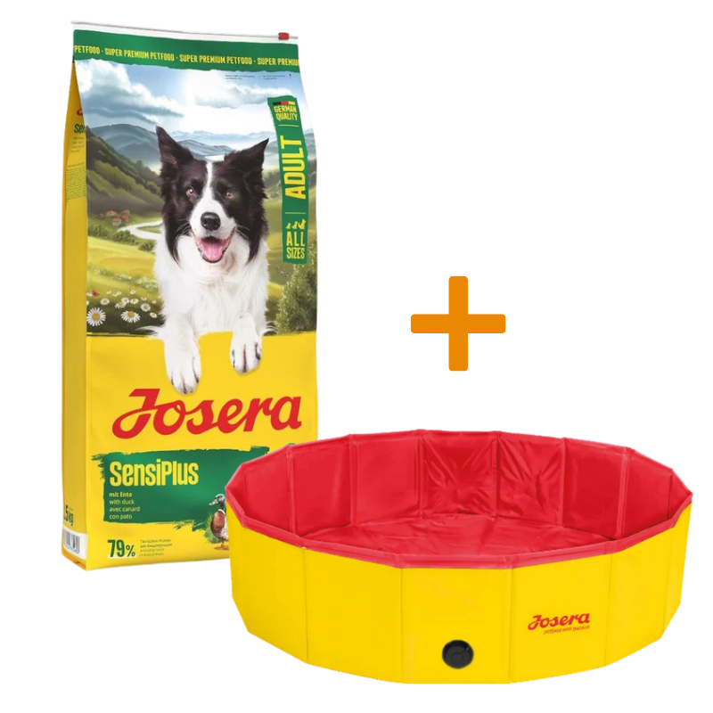 Josera SensiPlus 12,5 kg + GRATIS Josera Hundepool