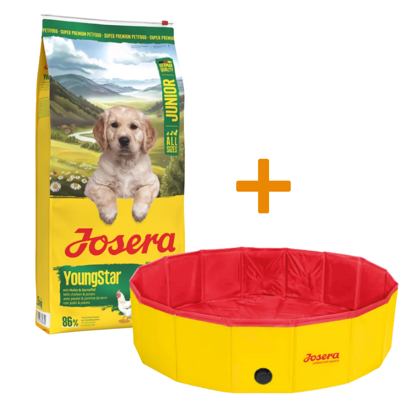 Josera YoungStar 12,5 kg + GRATIS Josera Hundepool