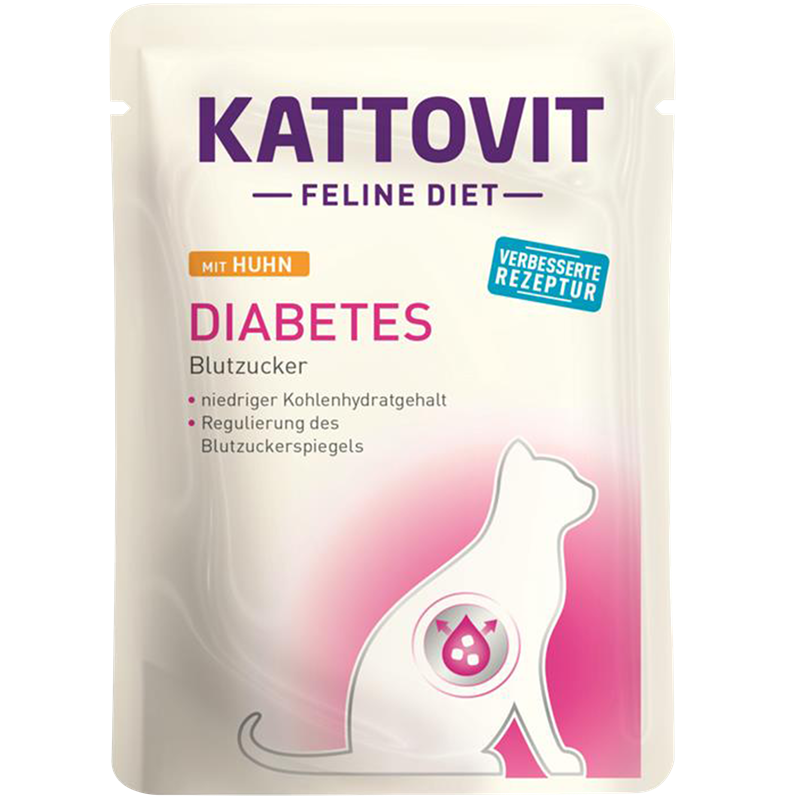 Kattovit Feline Diet Diabetes Huhn 85 g