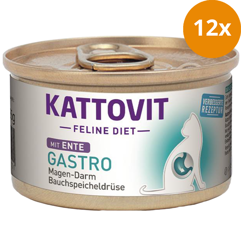 Kattovit Feline Diet Dose Gastro Ente 85 g