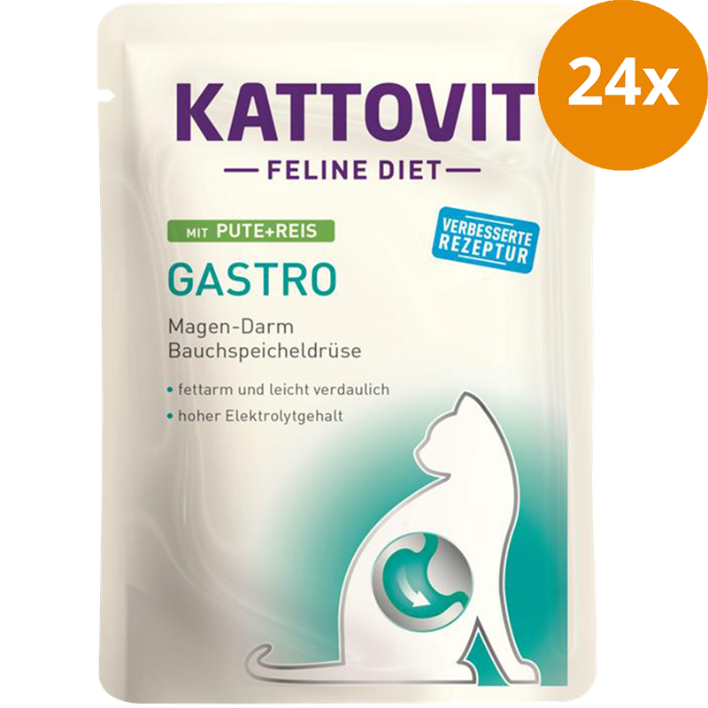 Kattovit Feline Diet Gastro Pute & Reis 85 g