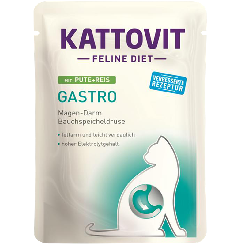 Kattovit Feline Diet Gastro Pute & Reis 85 g